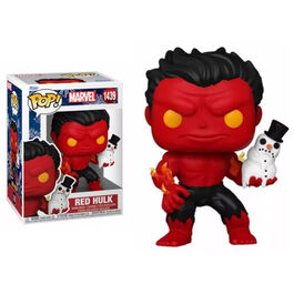 FIGURA POP MARVEL RED HULK HOLIDAY 2024 9 CM