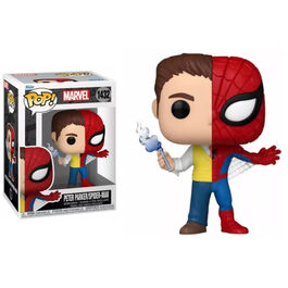 FIGURA POP MARVEL SPLIT SPIDERMAN/PETER PARKER 9 CM