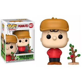 FIGURA POP SNOOPY CHARLIE BROWN WITH TREE 9 CM