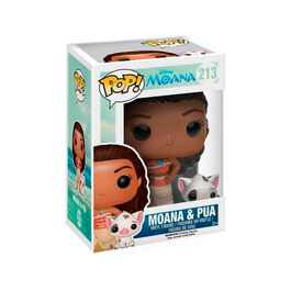 FIGURA POP DISNEY MOANA Y PUE (VAIANA Y PUA) 9 CM