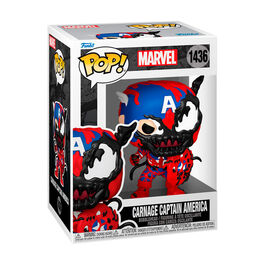 FIGURA POP MARVEL CARNAGE CAPTAIN AMERICA 9 CM