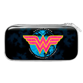 FUNDA DE TRANSPORTE WONDER WOMAN NEGRO NACON NINTENDO SWITCH OLED