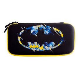 FUNDA DE TRANSPORTE BATMAN AZUL - AMARILLA LAZERBUILT SWITCH - SWITCH OLED