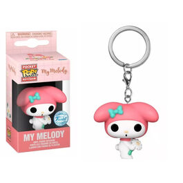LLAVERO FUNKO POP HELLO KITTY MY MELODY SPRING TIME 4 CM