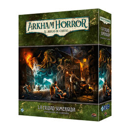 JUEGO DE CARTAS ARKHAM HORROR LA CIUDAD SUMERGIDA EXPANSION CAMPAÑA