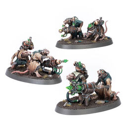 WH AGE OF SIGMAR BATERIA DE ARMAS BRUJAS (CAJA SKAVEN)