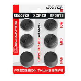 PACK 6 GRIPS PRECISSION THUMB GRIPS BLACKFIRE SWITCH 2