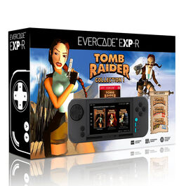 CONSOLA EVERCADE EXP-R NEGRA + TOMB RAIDER COLLECTION 1 EVERCADE