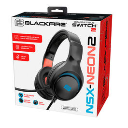 AURICULAR GAMING HEADSET NSX-NEON 2 BLACKFIRE SWITCH 2