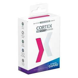 FUNDA CORTEX ESTANDAR ROSA MATE ULTIMATE GUARD 100 UND