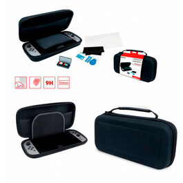 FUNDA STARTER PACK NEGRO NACON SWITCH 2