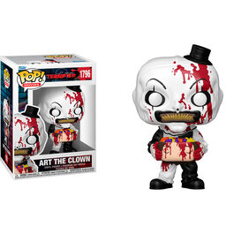 FIGURA FUNKO POP TERRIFIER 2 ART THE CLOWN WITH CANDY FILLED HEAD 9 CM