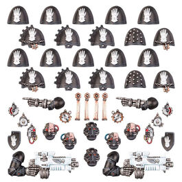 WH 40K MEJORAS Y CALCOMANIAS DE PRIMARIS IRON HANDS (MARINES ESPACIALES)