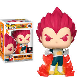 FIGURA FUNKO POP DRAGON BALL SUPER SUPER SAIYAN GOD VEGETA EXCLUSIVE CHALICE COLLECTIBLES 9 CM
