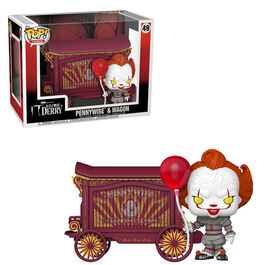 FIGURA FUNKO POP IT WELCOME TO DERRY PENNYWISE & WAGON 15 CM