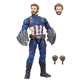 FIGURA MARVEL LEGENDS CAPTAIN AMERICA AVENGERS INFINITY WAR 15 CM - HASBRO