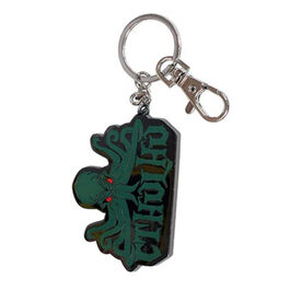 LLAVERO METALICO CTHULHU LOGO 7 CM