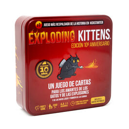 JUEGO DE CARTAS EXPLODING KITTENS EDICION 10º ANIVERSARIO