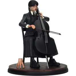 FIGURA WEDNESDAY ADDAMS VIOLONCHELO 15 CM