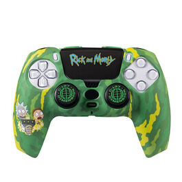 FUNDA PROTECTOR DUALSENSE RICK AND MORTY COMBO PACK PS5