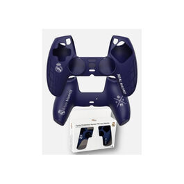 FUNDA SILICONA DUALSENSE REAL MADRID AZUL PS5