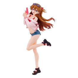 FIGURA REBUILD OF EVANGELION ASUKA BEACH POP UP PARADE 22 CM
