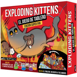 EXPLODING KITTENS THE BOARD GAME SUPER FAN EDITION