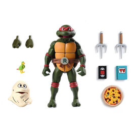 FIGURA TEENAGE MUTANT NINJA TURTLES ULTIMATE RAPHAEL VHS SCALE ACTION 18 CM