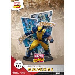 FIGURA MARVEL LOBEZNO - WOLVERINE DIORAMA PVC D-STAGE 16 CM
