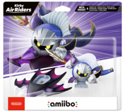 FIGURA AMIIBO COLECCION KIRBY AIR RIDERS META KNIGHT & SHADOW STAR
