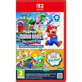 SUPER MARIO BROS WONDER NINTENDO SWITCH 2 EDITION + ENCUENTRO EN EL PARQUE BELABEL SWITCH 2