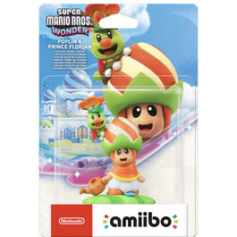 FIGURA AMIIBO COLECCION SUPER MARIO BROS WONDER POPLIN & PRINCE FLORIAN